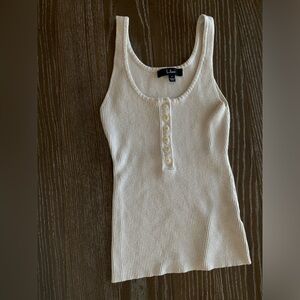 Lulus button up racerback tank top